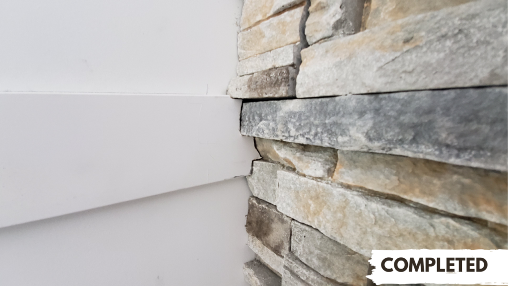 fine details of out door trim
